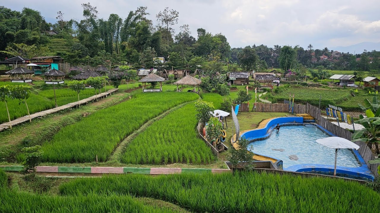 WISATA ALAM CITALUTUG ARJASARI: Taman Kelinci, Kolam Renang, Sungai & Gazebo Hanya 20rb! 🐰✨