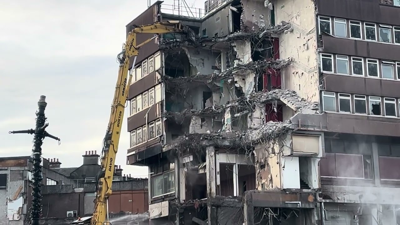Falkirk Callendar Square Demolition Part 78