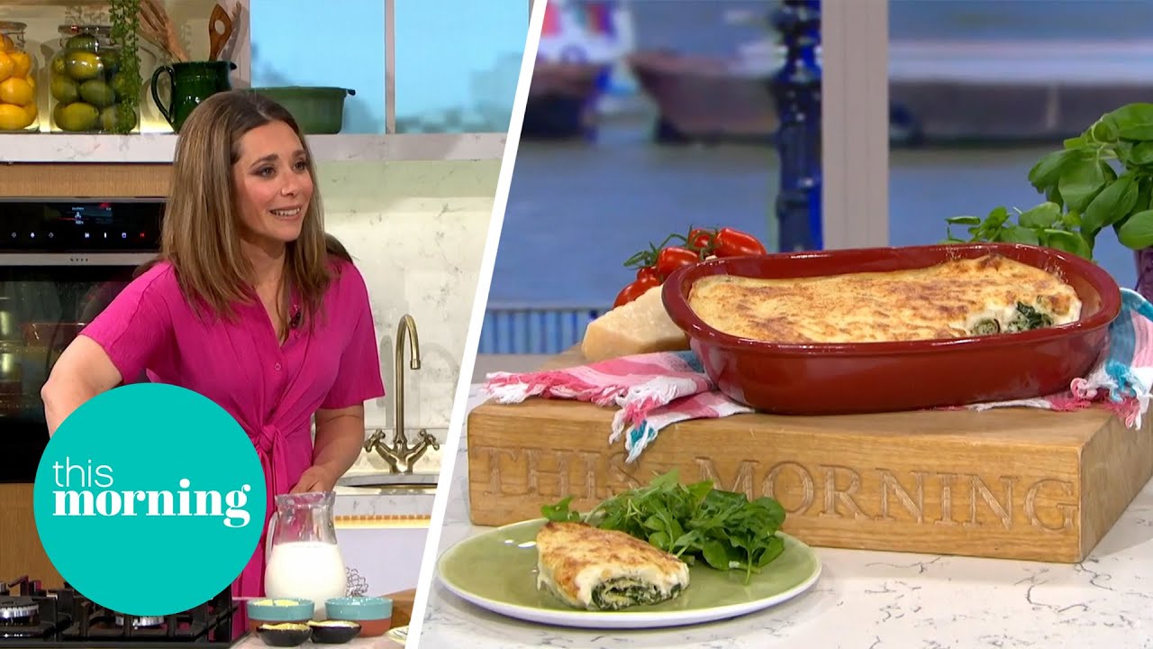 Michela Chiappa's Spinach & Ricotta Savoury Pancake | This Morning