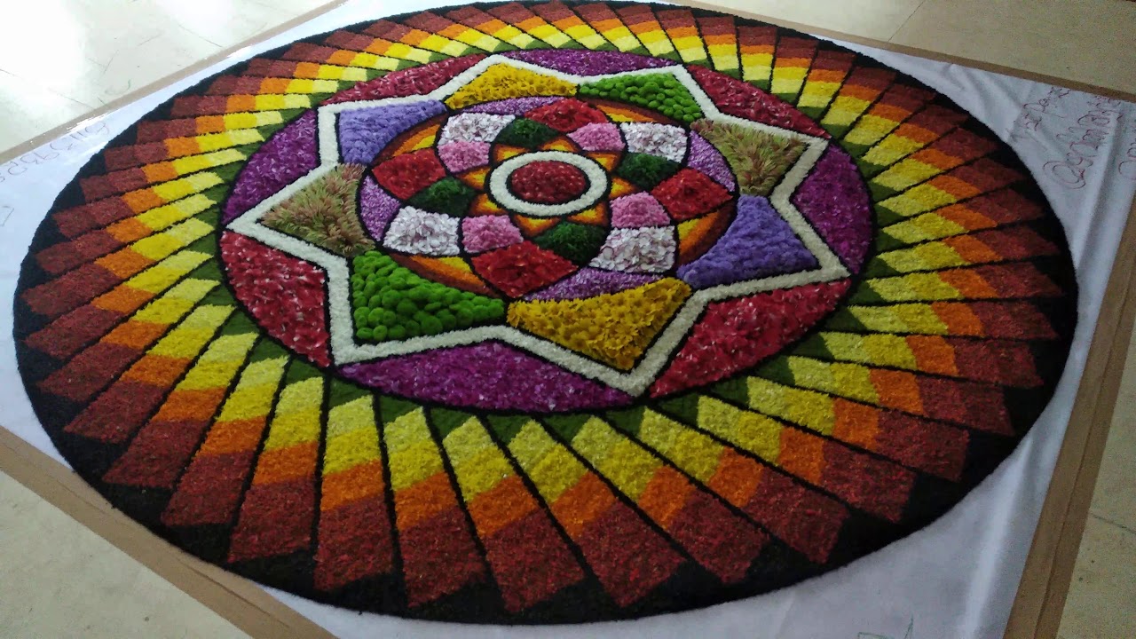 Pookkala Malsaram : Athachamayam 2019   , Flower Carpet