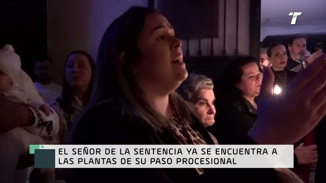 El Señor de la Sentencia ya se encuentra a las plantas de su paso procesional