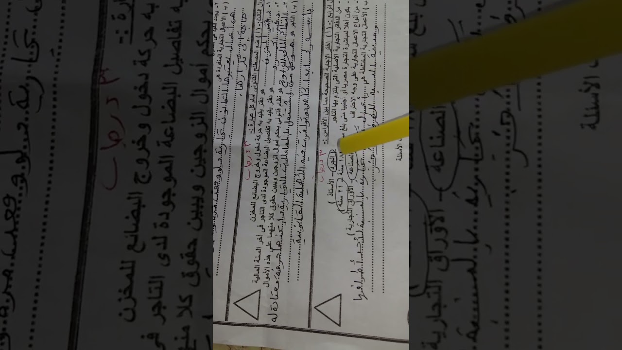 حل امتحان القانون التجارى 2023 الترم الثانى الصف الأول التجارى محافظة الدقهلية ادارة أجا