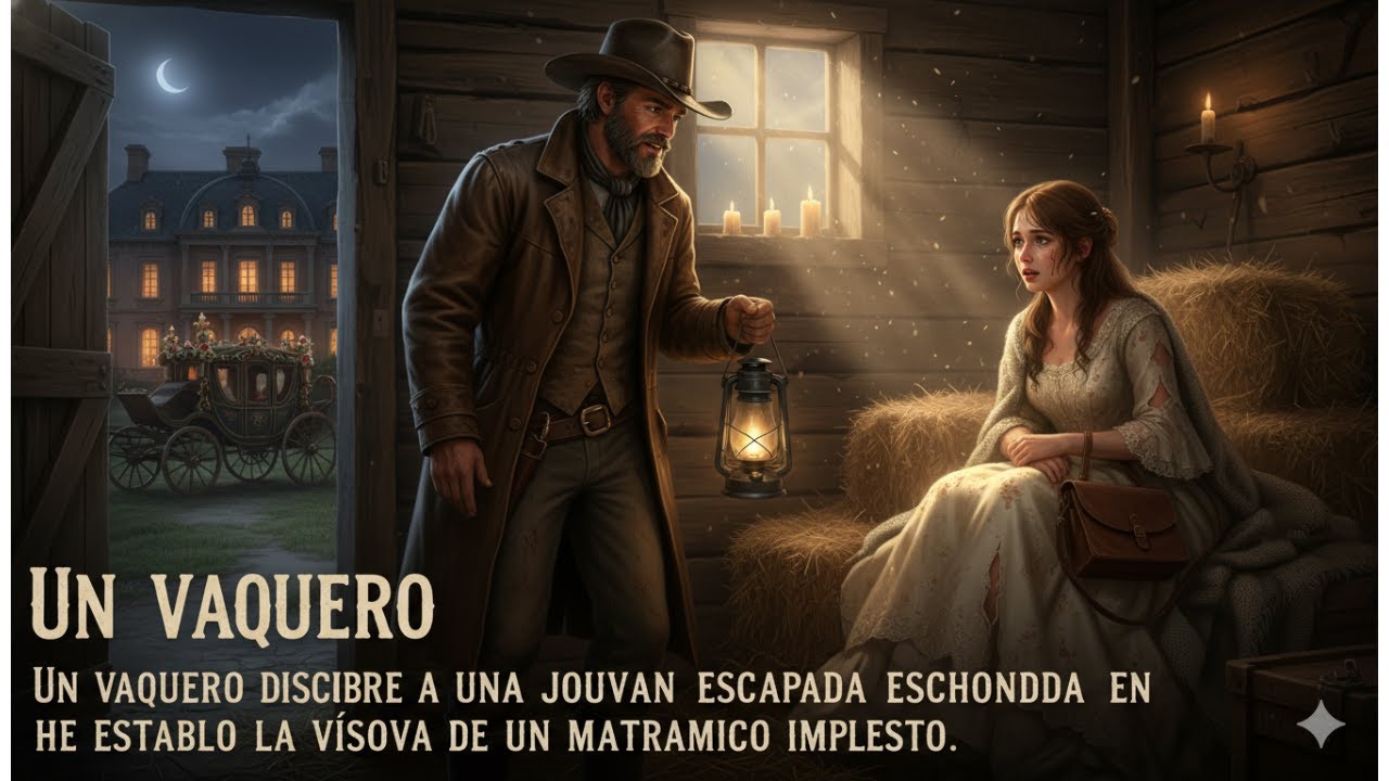 Un vaquero descubre a una joven ecapada escondida en su establo la víspera de un matrimonio impuesto