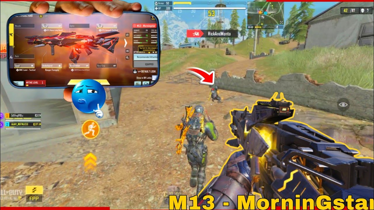 M13 MORNINGSTAR META IS BROKEN 💀 | FULL MATCH DOMINATION 🔥 | CODM #codm #video 
