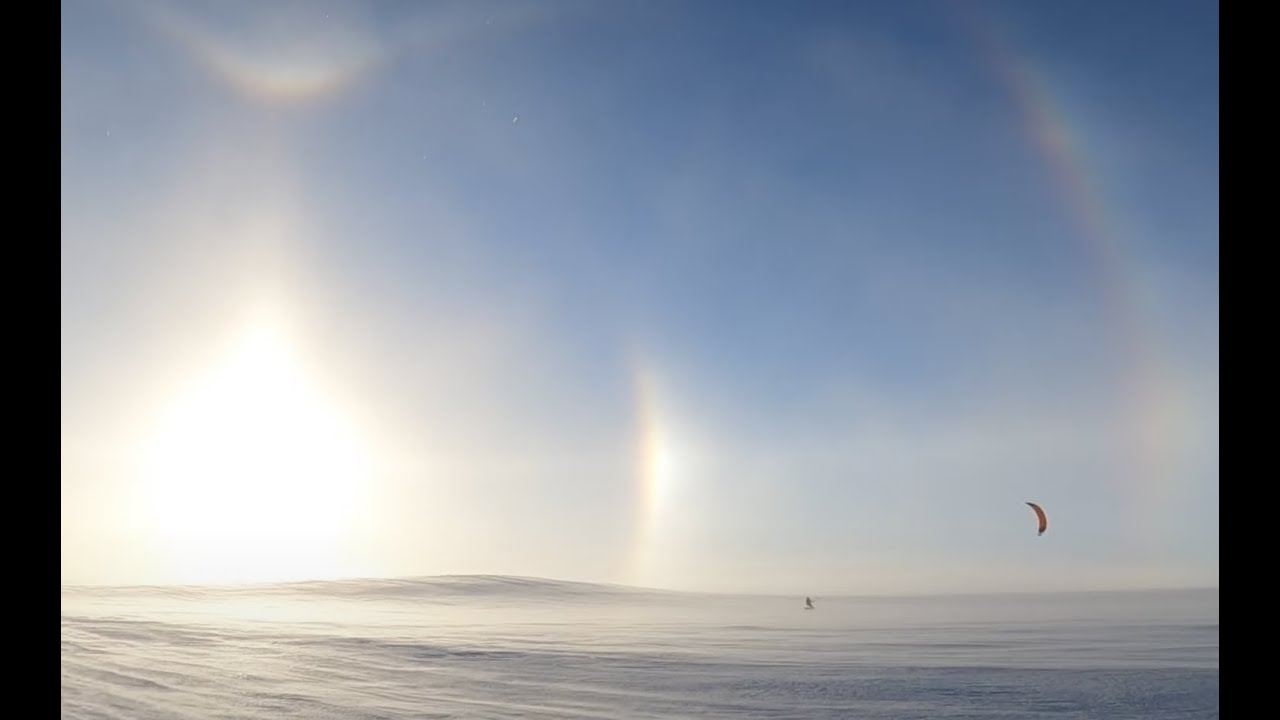 Kiting across Iceland