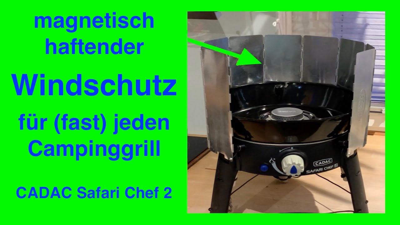 CADAC Safari Chef 2 - DIY Windschutz
