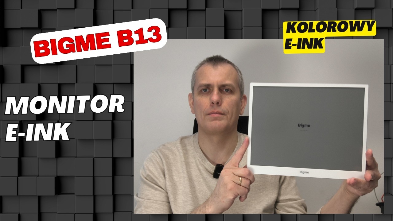 Bigme B13 &ndash; kolorowy monitor E-Ink 13,3&Prime; do laptopa i telefonu | test