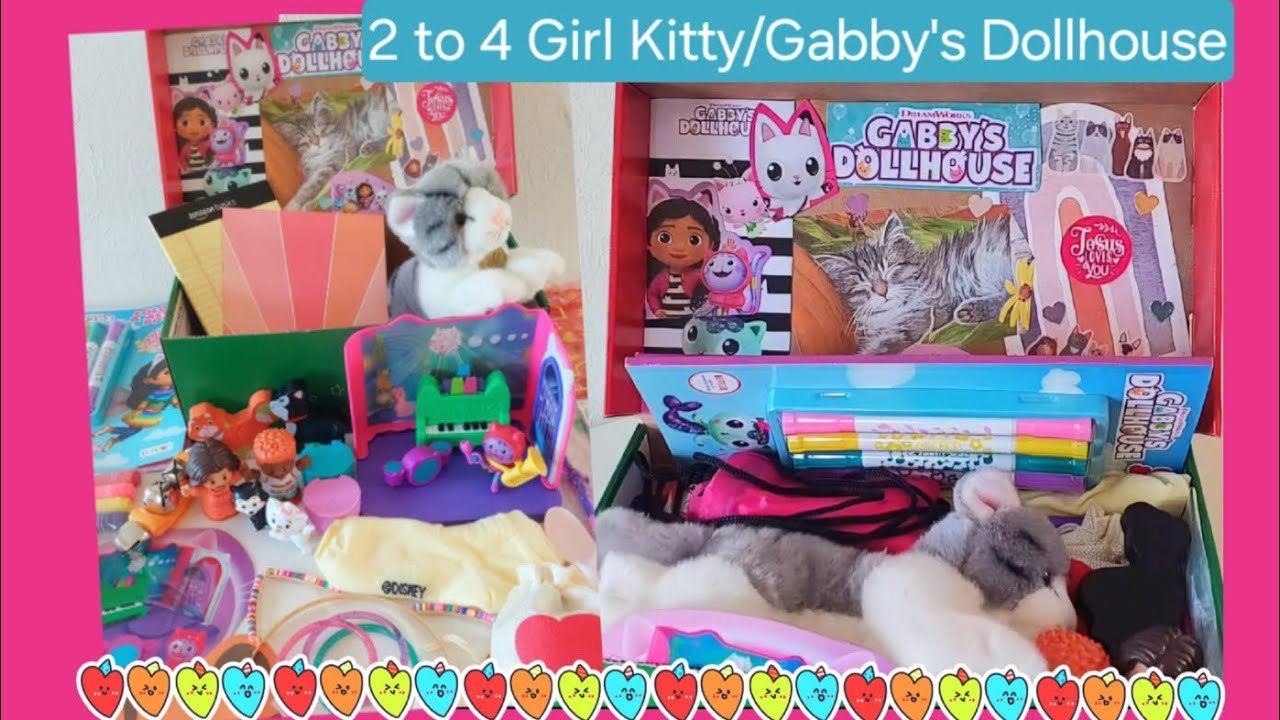 First Unboxing for 2026! - 2 to 4 Girl Kitty/Gabby's Dollhouse Operation Christmas Child