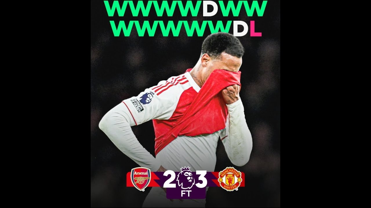 Arsenal 2–3 Man United | Controlled the Game… Lost the Moments 💔