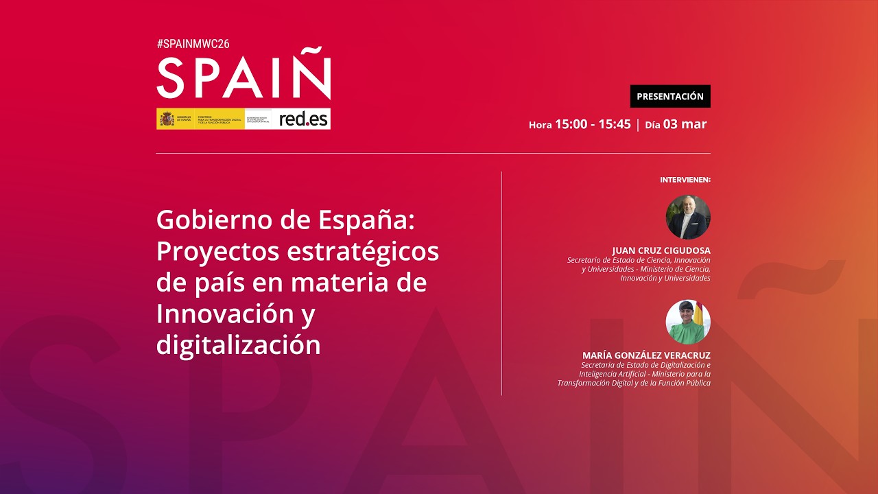 Gobierno de España: Proyectos estratégicos de país en materia de Innovación y digitalización