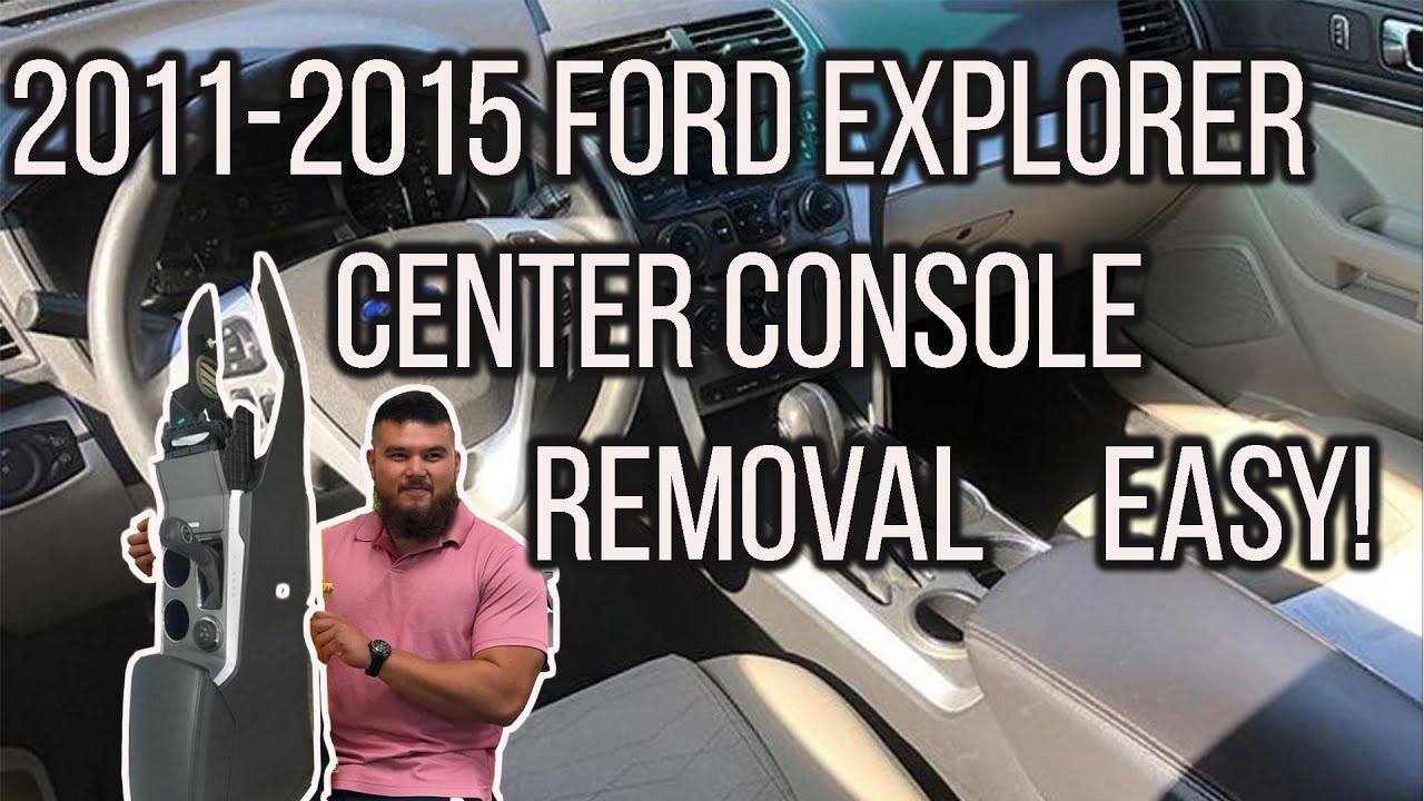 2012 Ford Explorer Center Console Removal