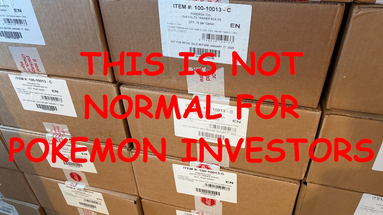 Pokemon Investors Need a Reality Check, This is Not Normal