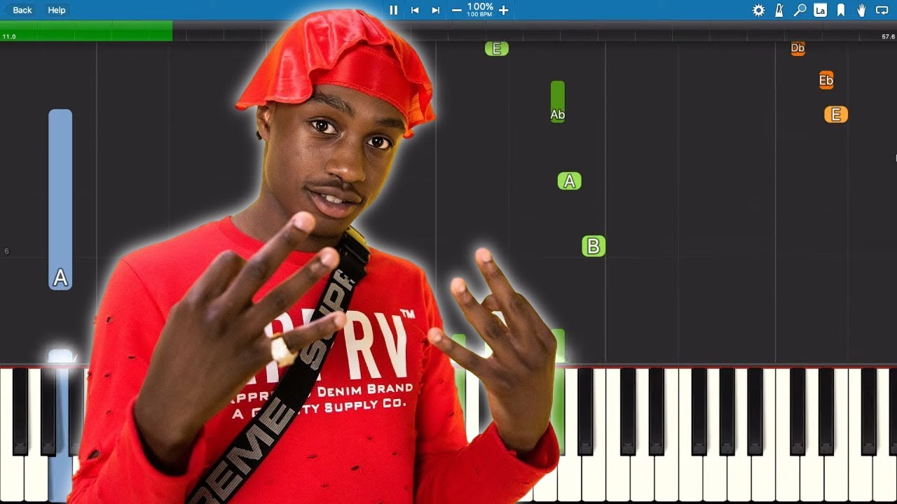 Lil Tjay - 20/20 Piano Tutorial
