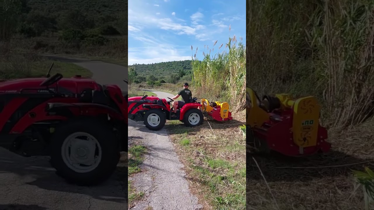 Mulching with the new machine Antonio Carraro 5800tn major(HRV/ENG)