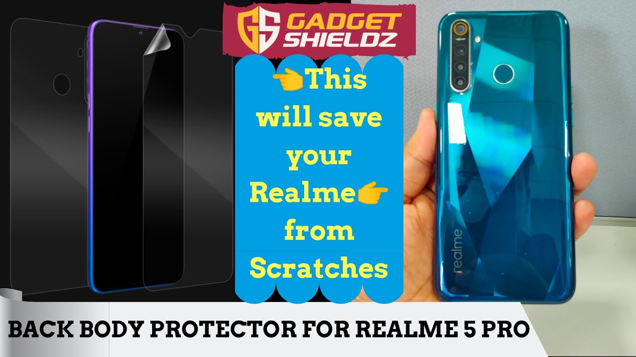 Back Body Protector for Realme 5 Pro_Must see to save your device from Scratches