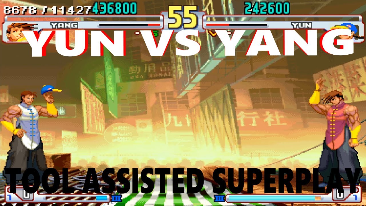 [TAS] - Street Fighter III: 4rd Strike Arranged Edition - Yun Vs. Yang