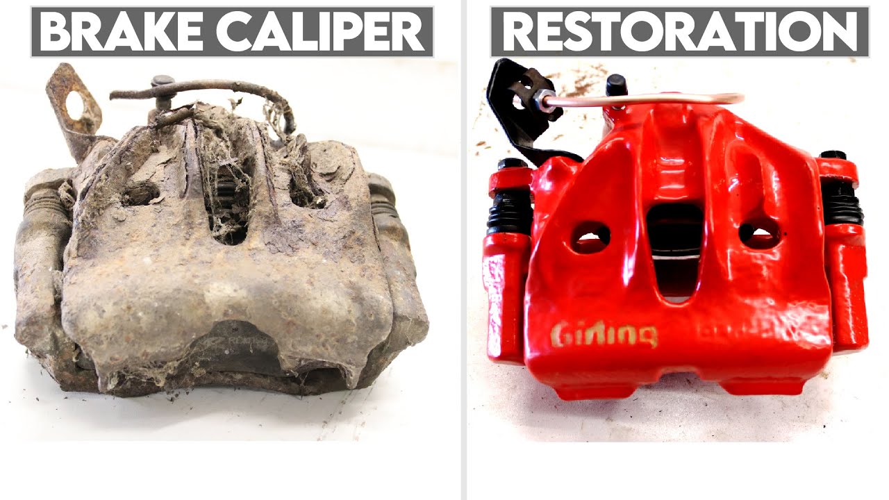 Old Rusty VW T25 Syncro Brake Caliper Rebuild