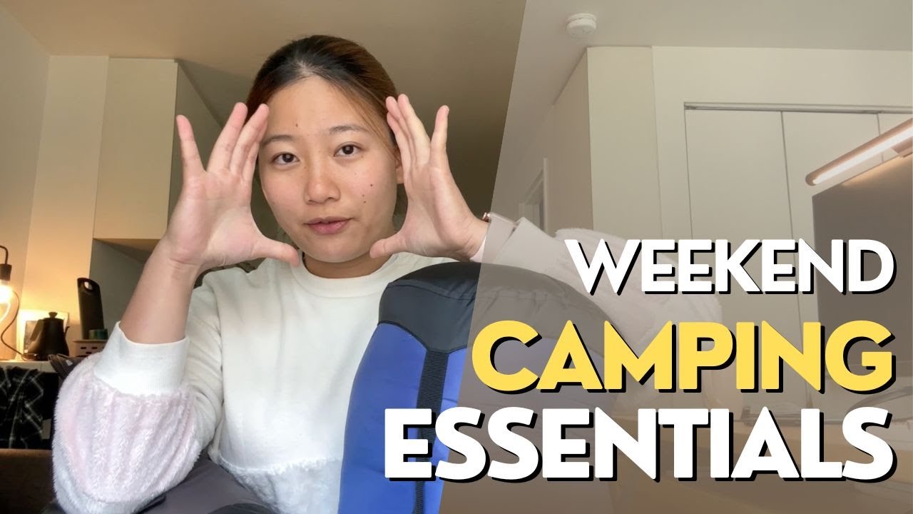 WEEKEND CAMPING GEAR LIST FOR BEGINNERS | Pack with me + FREE Camping Checklist
