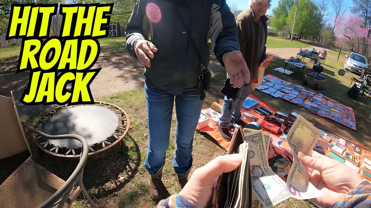 SHE GOT RID OF HIM AND SOLD HIS STUFF AT A GARAGE SALE