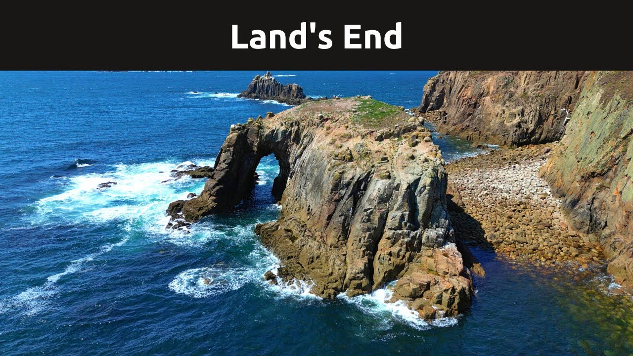Land's End, England - Drone Flight
