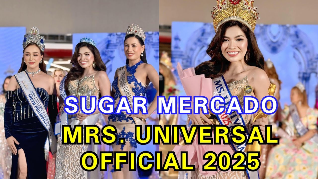 Sugar Mercado from Philippines Won Mrs Universe Official 2025 