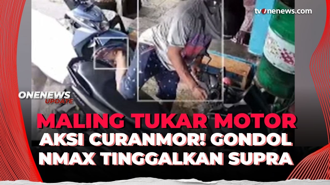 Modus Tukar Motor: Pelaku Curi NMAX di Bekasi, Tinggalkan Motor Supra | OneNews Update