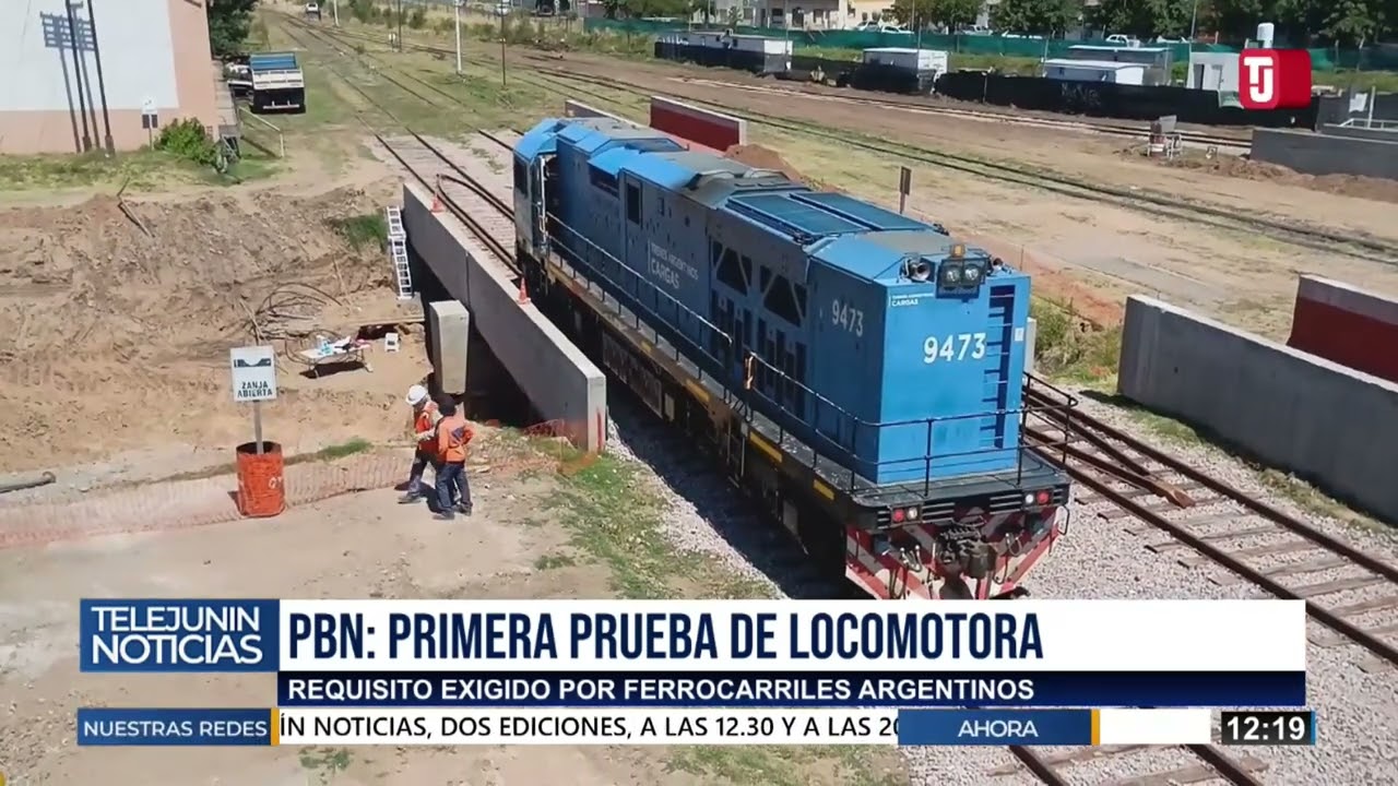 PASO BAJO NIVEL: COMENZARON LAS PRIMERAS PRUEBAS DE LOCOMOTORAS