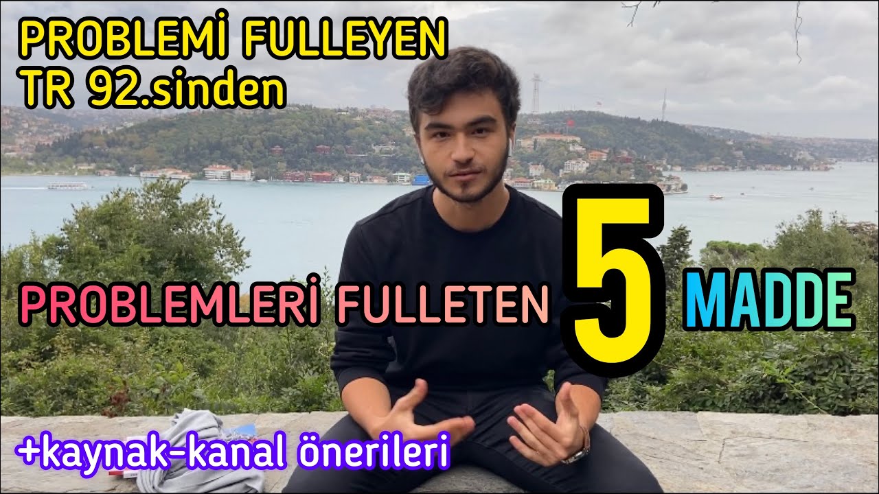 5 MADDEDE TYT PROBLEMLER NETLERİNİ UÇUR!
