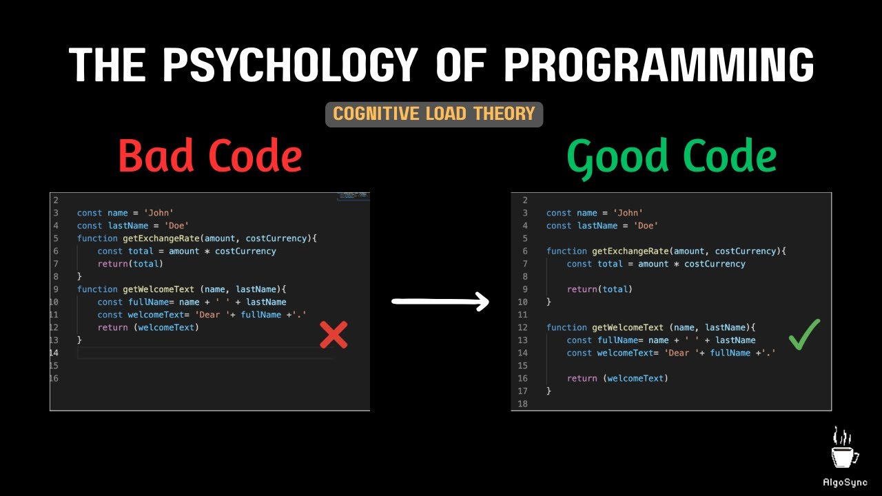 The Psychology of Programming: Why Naming, Readability & Simplicity Matter