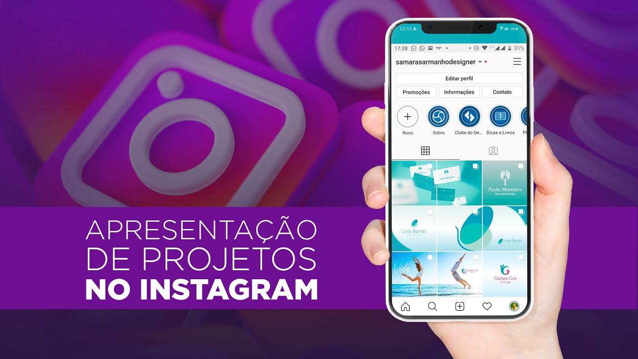 Criar apresentação de projeto no Instagram