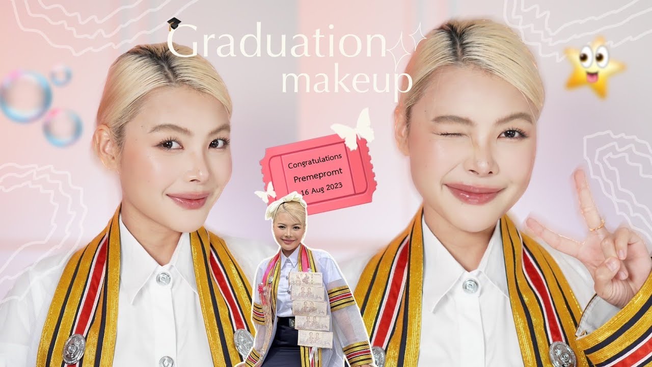 แต่งหน้ารับปริญญาฉบับเอาใจเด็กราชภัฏ ไม่ติดขนตา ไม่ไลนเนอร์ แต่สวยเอาอยู่ | Premepromt