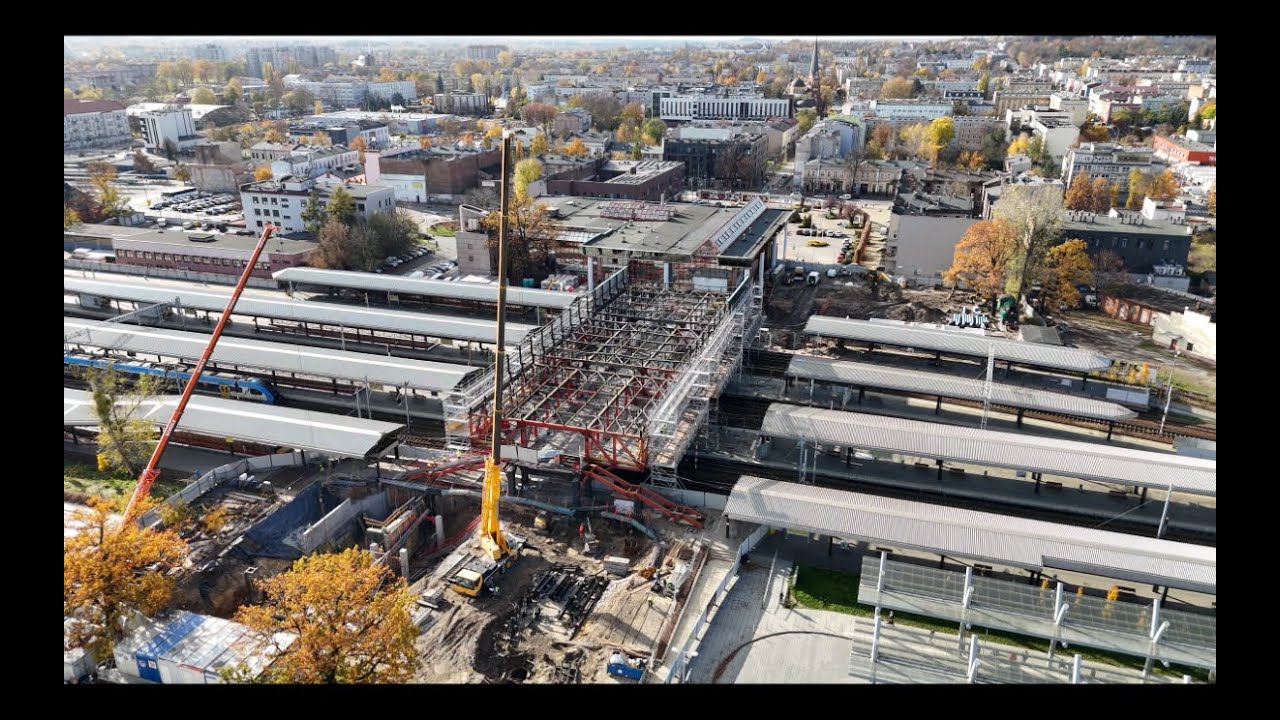 Przebudowa dworca PKP, Częstochowa / Film w 4K