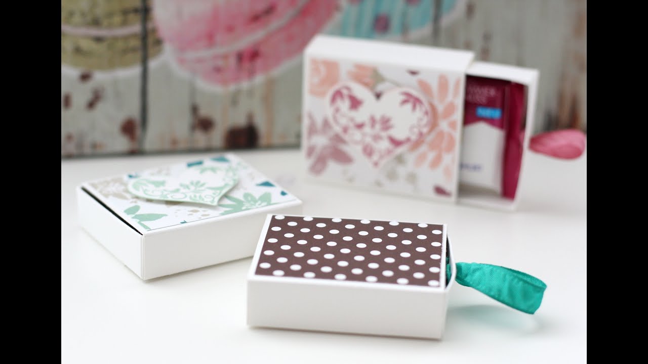 Anleitung: Mini Ritter Sport Verpackung ~ Matchbox | Stampin' Up!