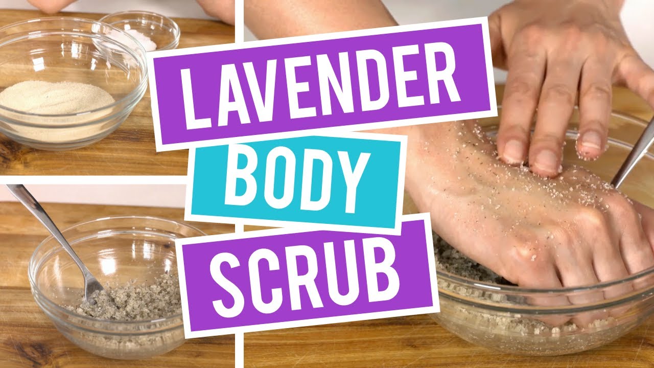 Real Food Live | DIY Relaxing Lavender Body Scrub