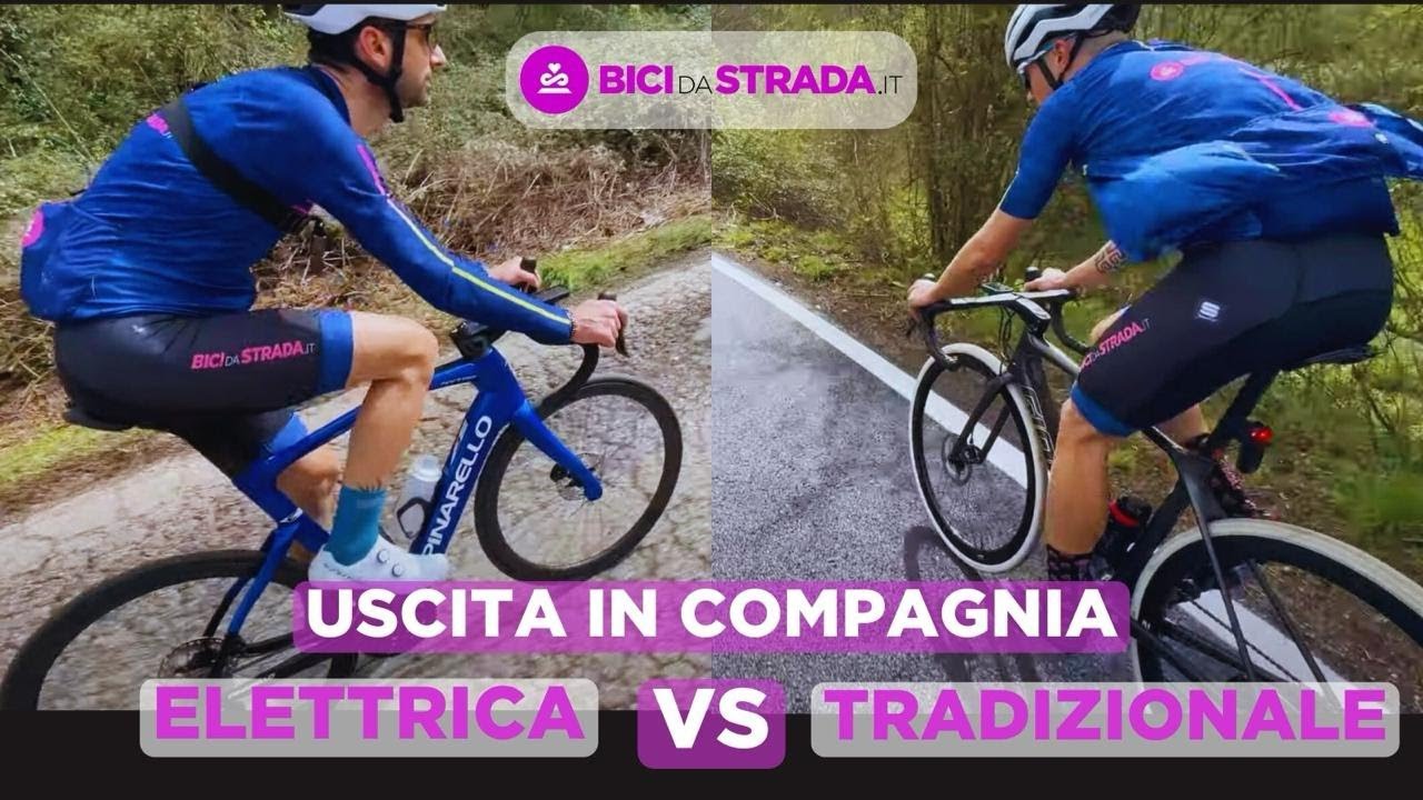 La e-Road bike per uscire con gli amici molto più allenati