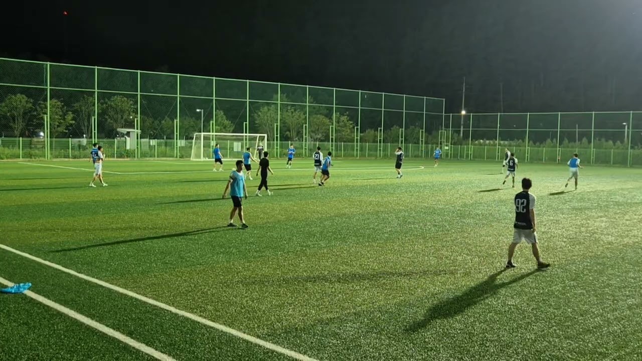 2025.09.02 원주 프라임FC (파란색)  VS 비열FC (남색) 2쿼터