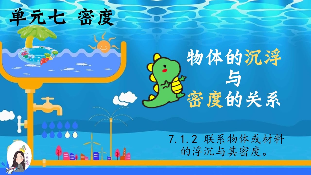 三年级 KSSR Semakan 科学 单元七密度【物体的沉浮与密度的关系】口诀法