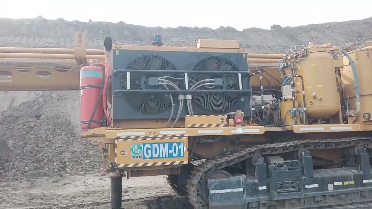 Penampilan dan suara Machine Drilling CAT MD6200 saat Normal kondisi.
