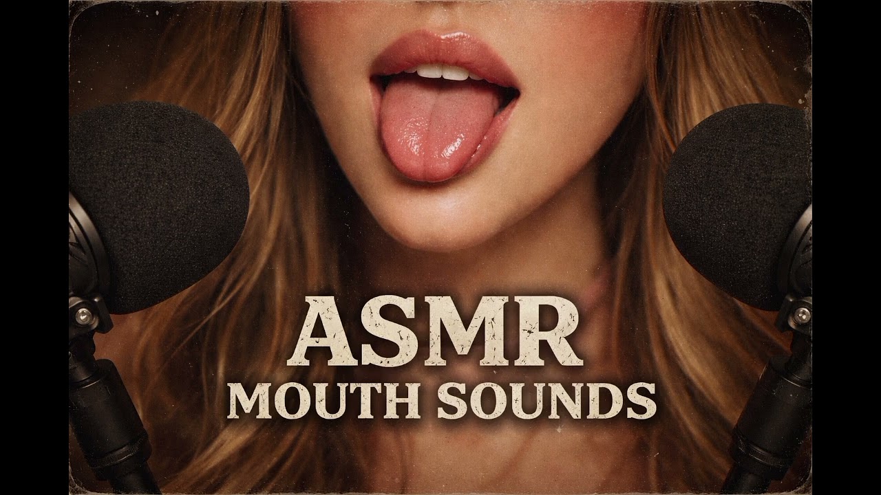 ASMR Mouth Sounds | Slow, Vintage & Static Relaxation👀🤭