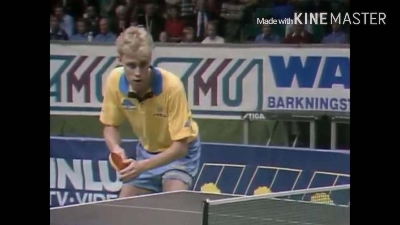 Table Tennis European Championships 1990 Perrson vs Bohm,Waldner vs Rosskopf highlights