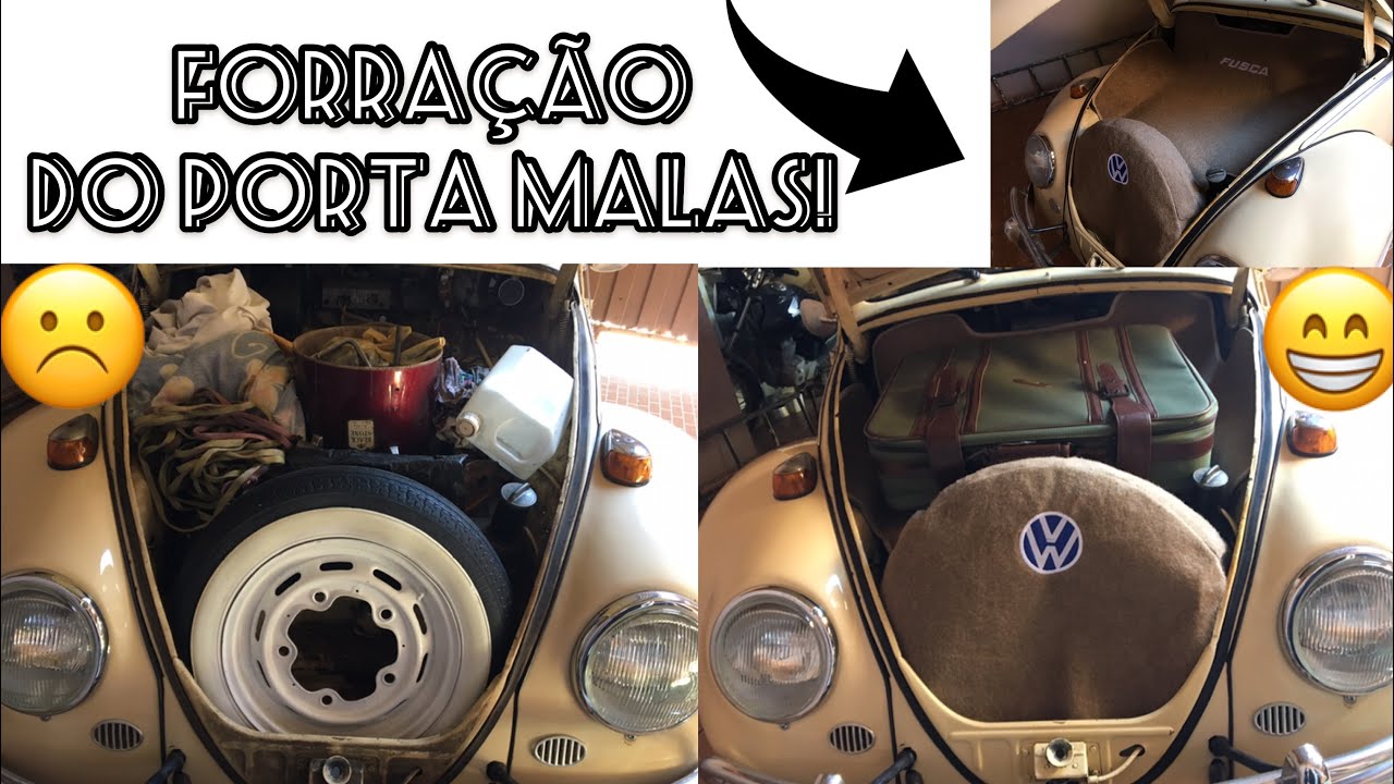 Forração do porta malas Fusca + Dica pra guardar Ferramentas