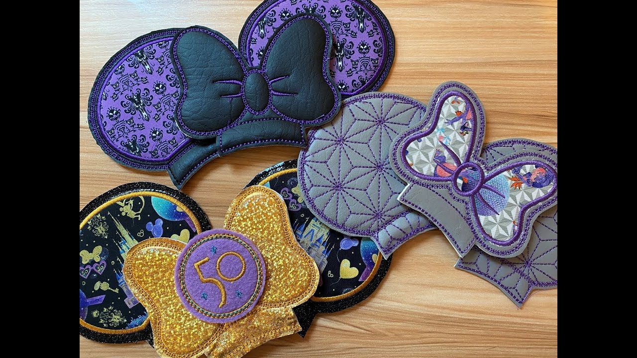 Embroidered ear headband- A simple how to video!