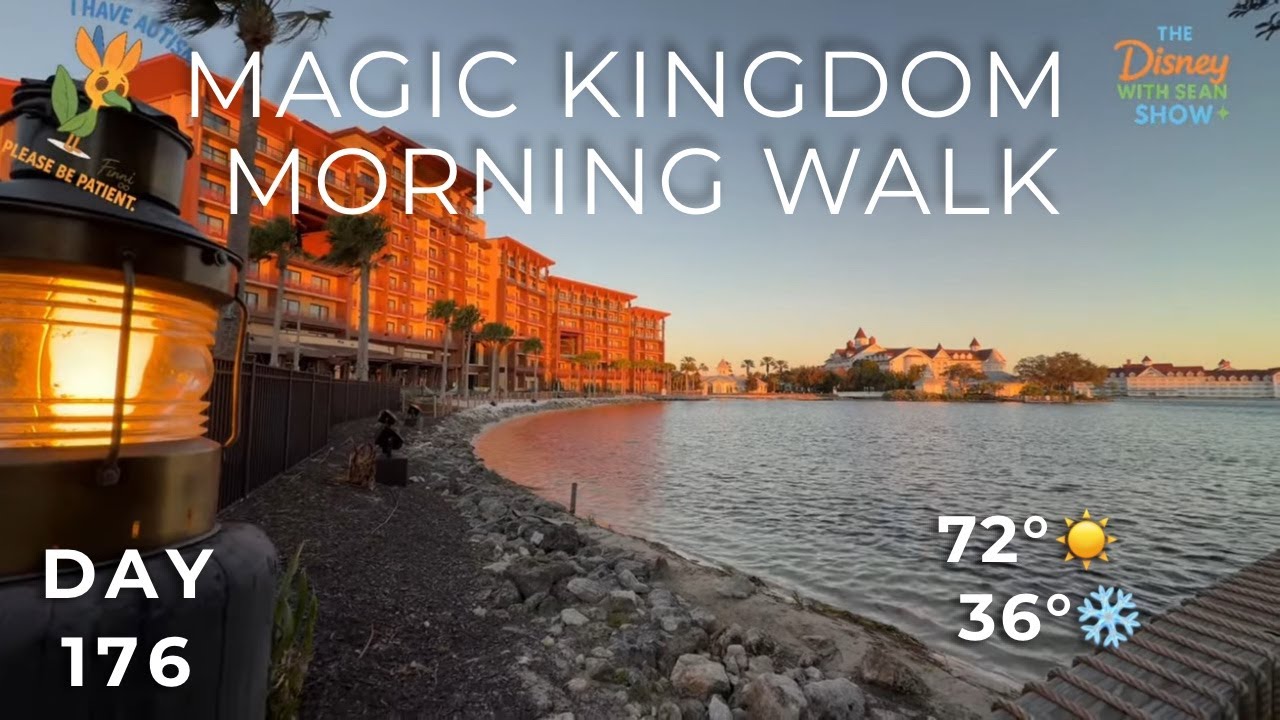 🔴 LIVE: Morning — Calm Disney World Walk & Shows + rides