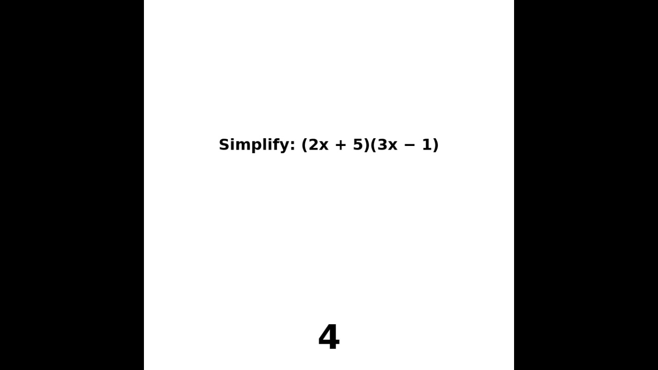 MTH1W Complex Expanding Simplifying Flashcards