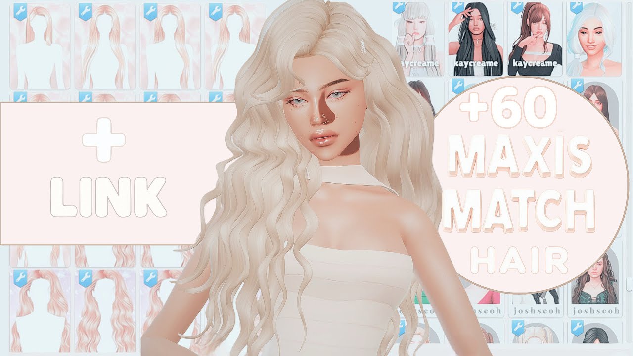 60+ Maxis Match Hairs You NEED 🤍
