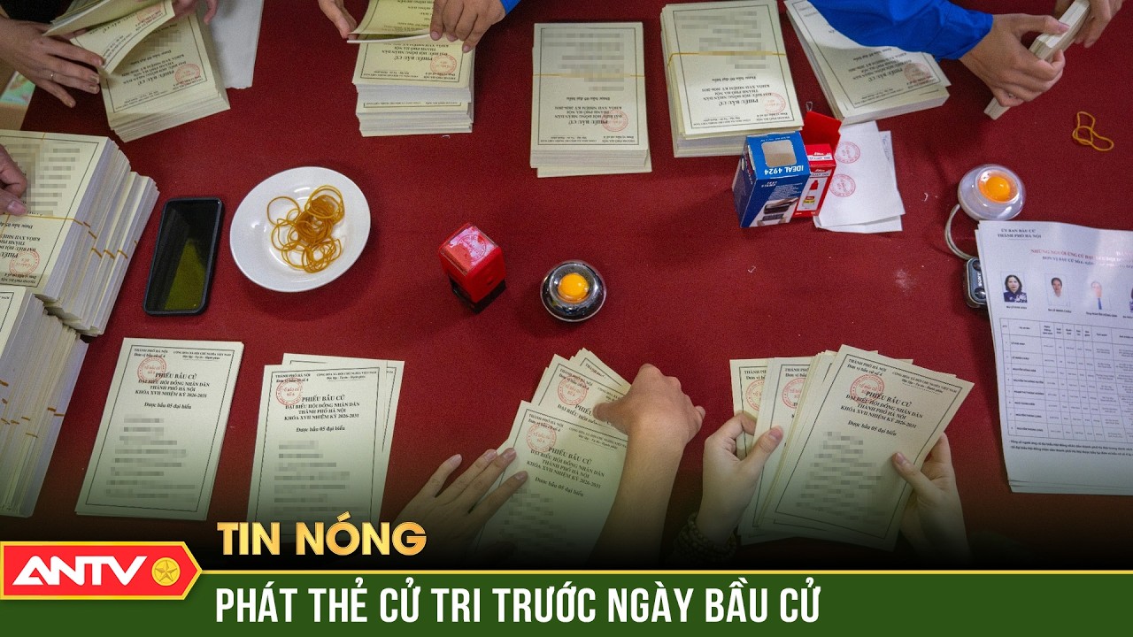 Đi từng ngõ, gõ từng nhà phát thẻ cử tri trước ngày bầu cử | ANTV