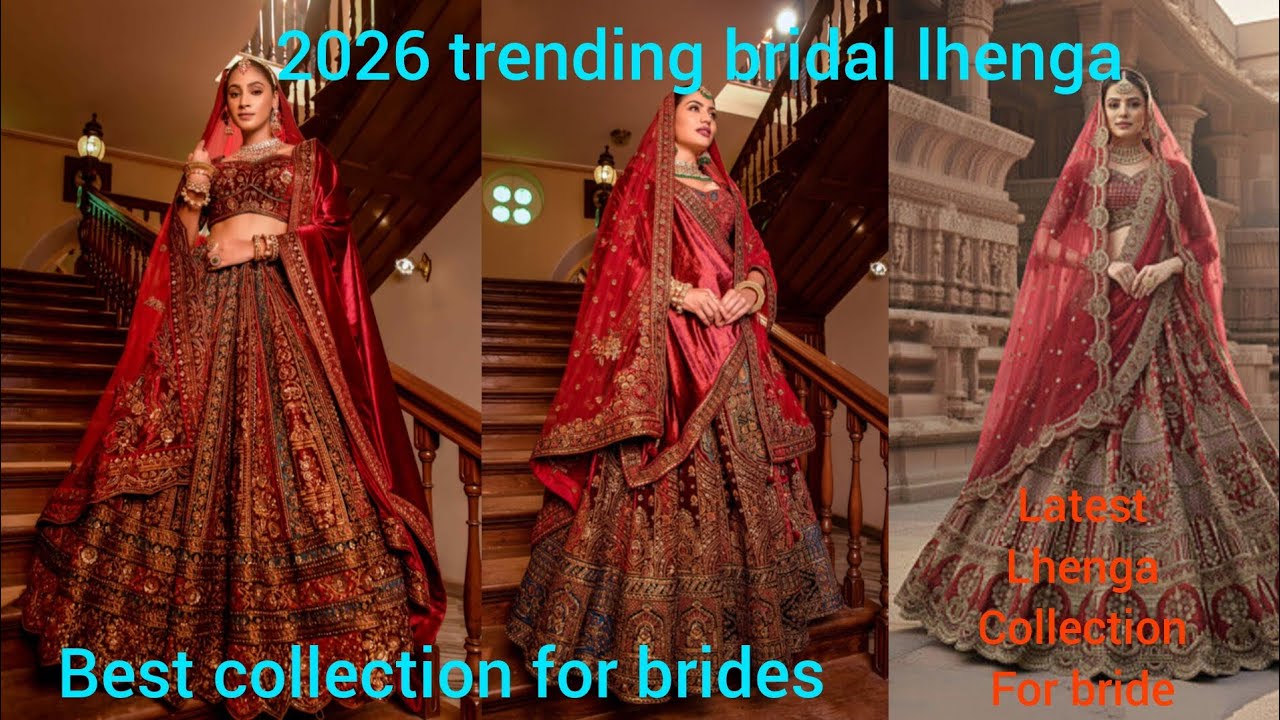 Latest/stunning/Trending Bridal lhenga designs #fashion #trending #trendingshorts 