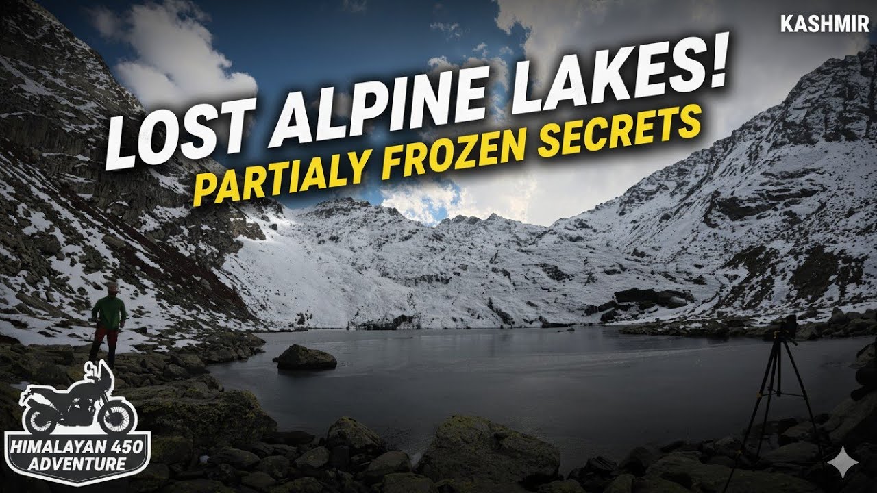 MARGAN TOP: Uncovering Kashmir's Frozen Alpine Lakes shilsar lakes (Himalayan 450 Ride)