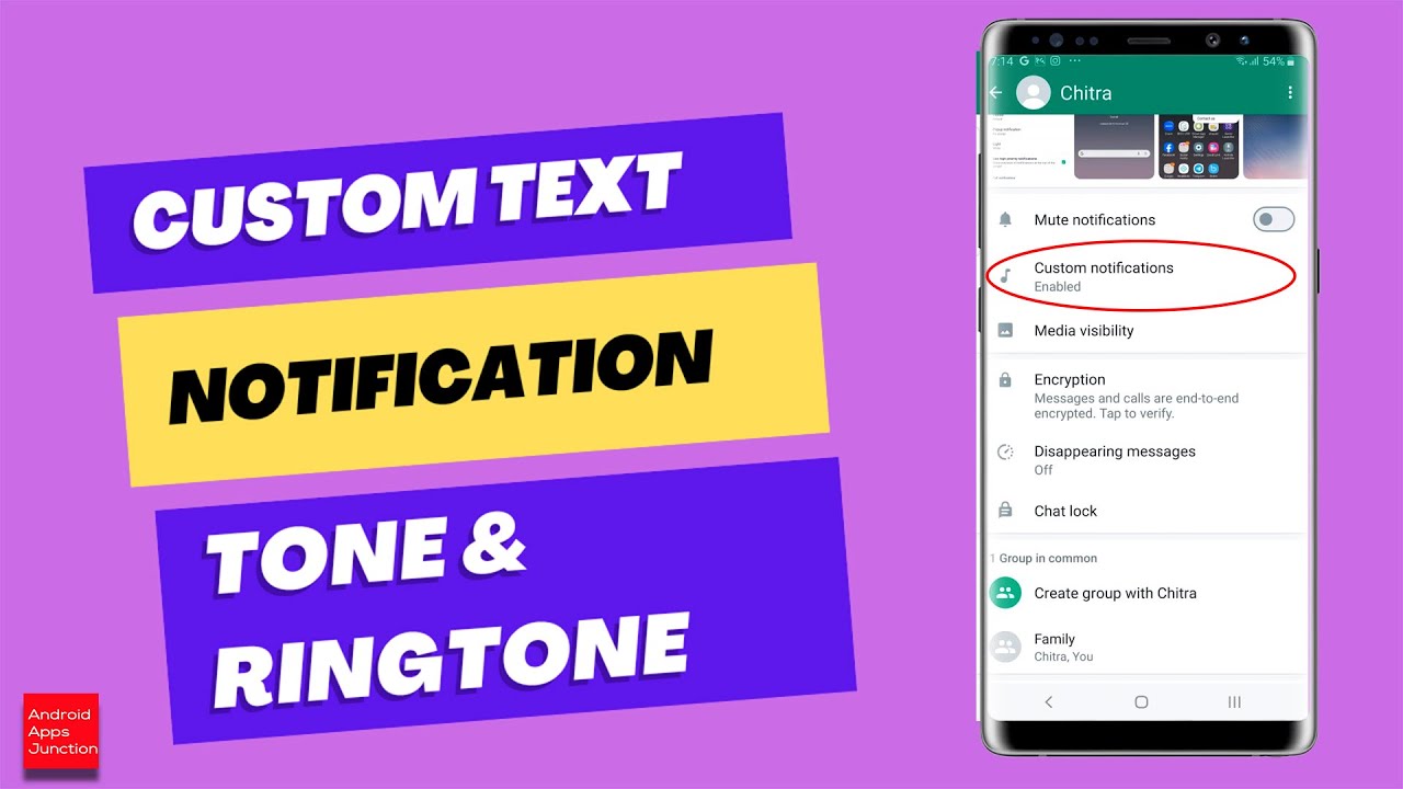 Как настроить мелодию звонка и текстовый сигнал для определенного контакта в WhatsApp