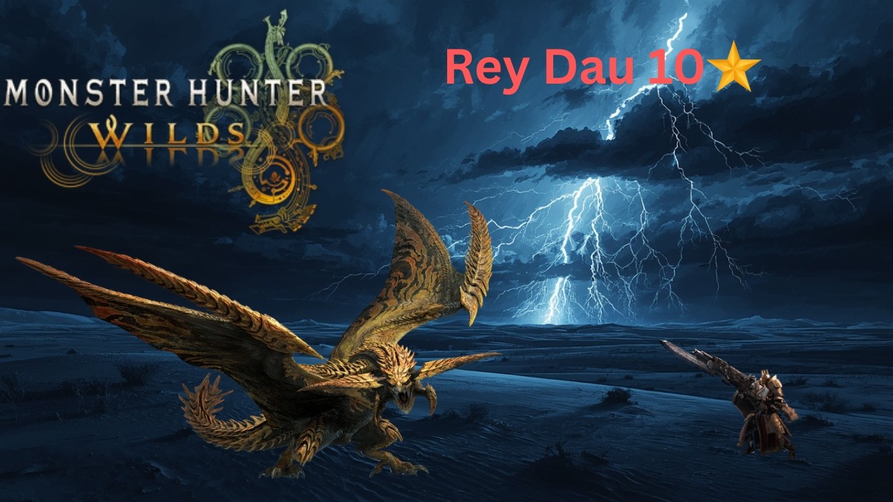 Monster Hunter Wilds Gunlance Rey Dau 10 star